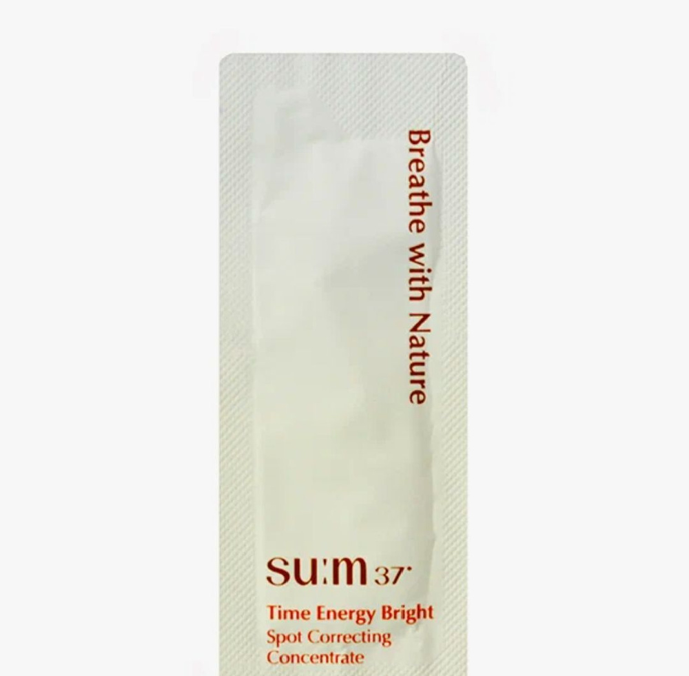 Крем для отбеливания пигментных пятен Su: m37 Time Energy Bright Spot Correcting Concentrate (1мл*10шт) #1