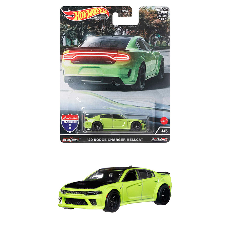 Машинка коллекционная Mattel Hot Wheels Premium Car Culture FPY86:20 Dodge Charger Hellcat  #1