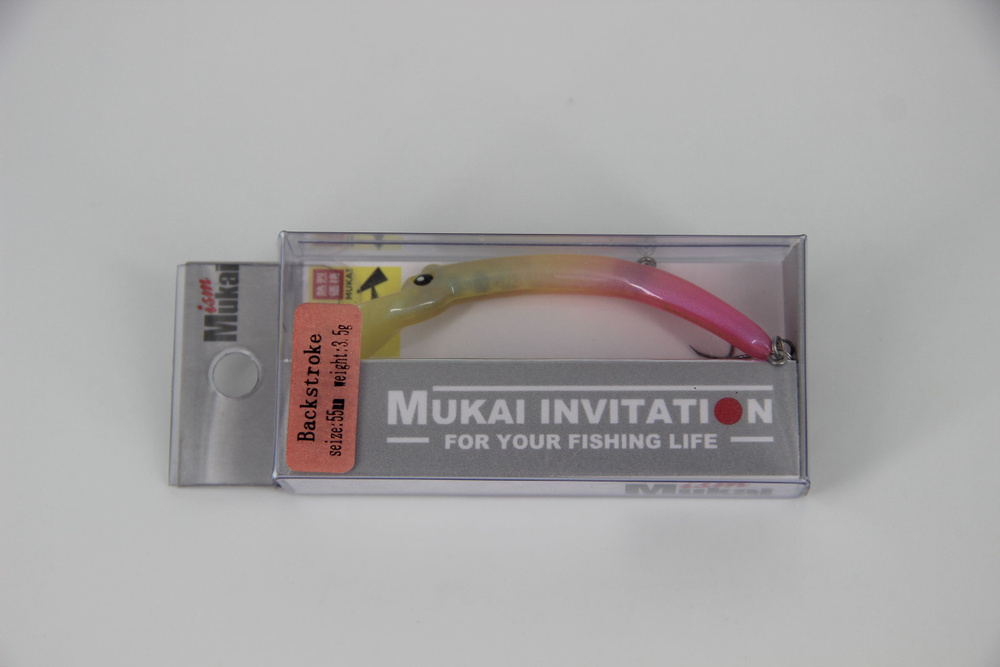 Воблер Mukai Blackstroke 55S 3.5гр 55мм #Blue Pearl Red Tail (441105) #1