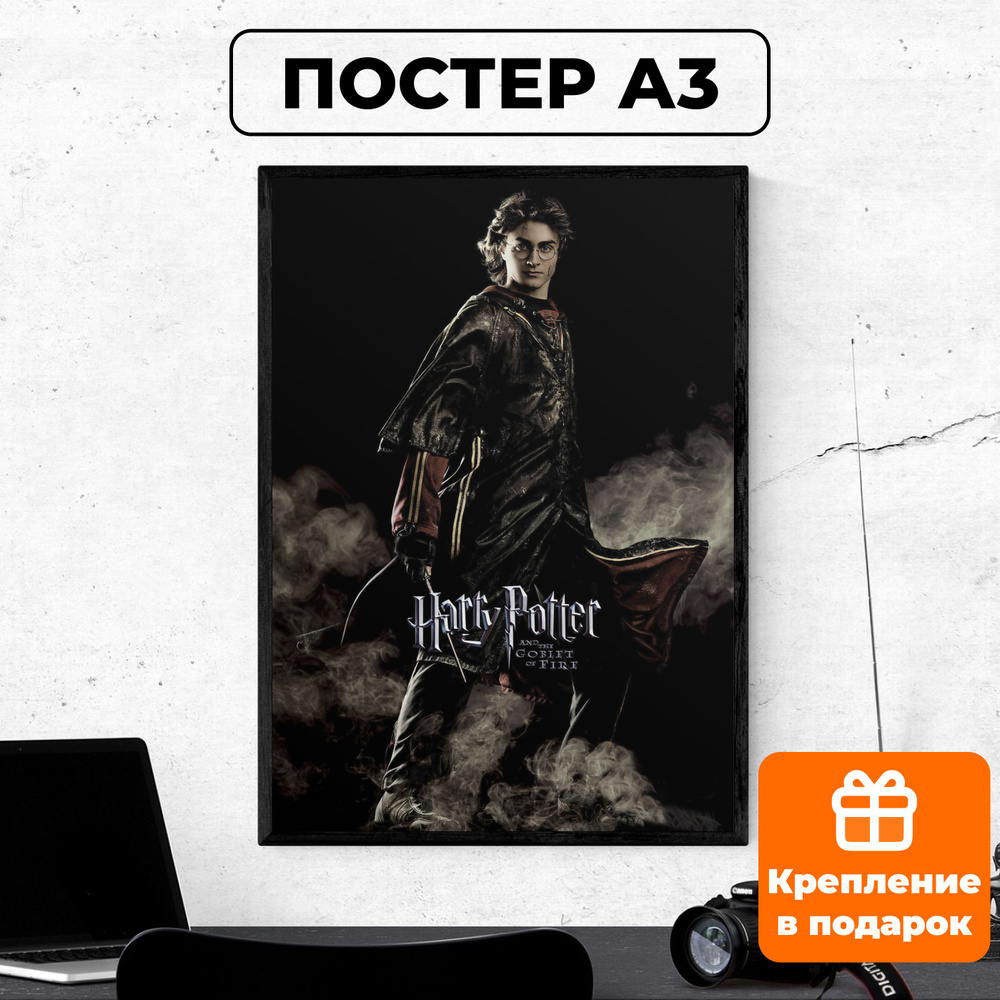 Постер - Гарри Поттер и Кубок огня #2 / картина на стену для интерьера 30х42 см формата А3 без рамки #1