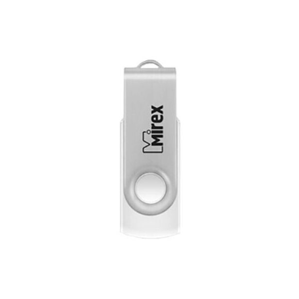 Флэш-накопитель USB Flash Drive Mirex SWIVEL  Корпус устройства выполнен из пластика с мягким покрытием soft-touch и оснащён прочной поворотной скобой, которая защищает USB-коннектор от механических повреждений.  Предназначен для хранения и переноса данных, совместим с любым считывающим устройством, оснащённым USB-портом, в том числе и высокоскоростным USB 2.0.  Для корректной работы не требует установки специального программного обеспечения.