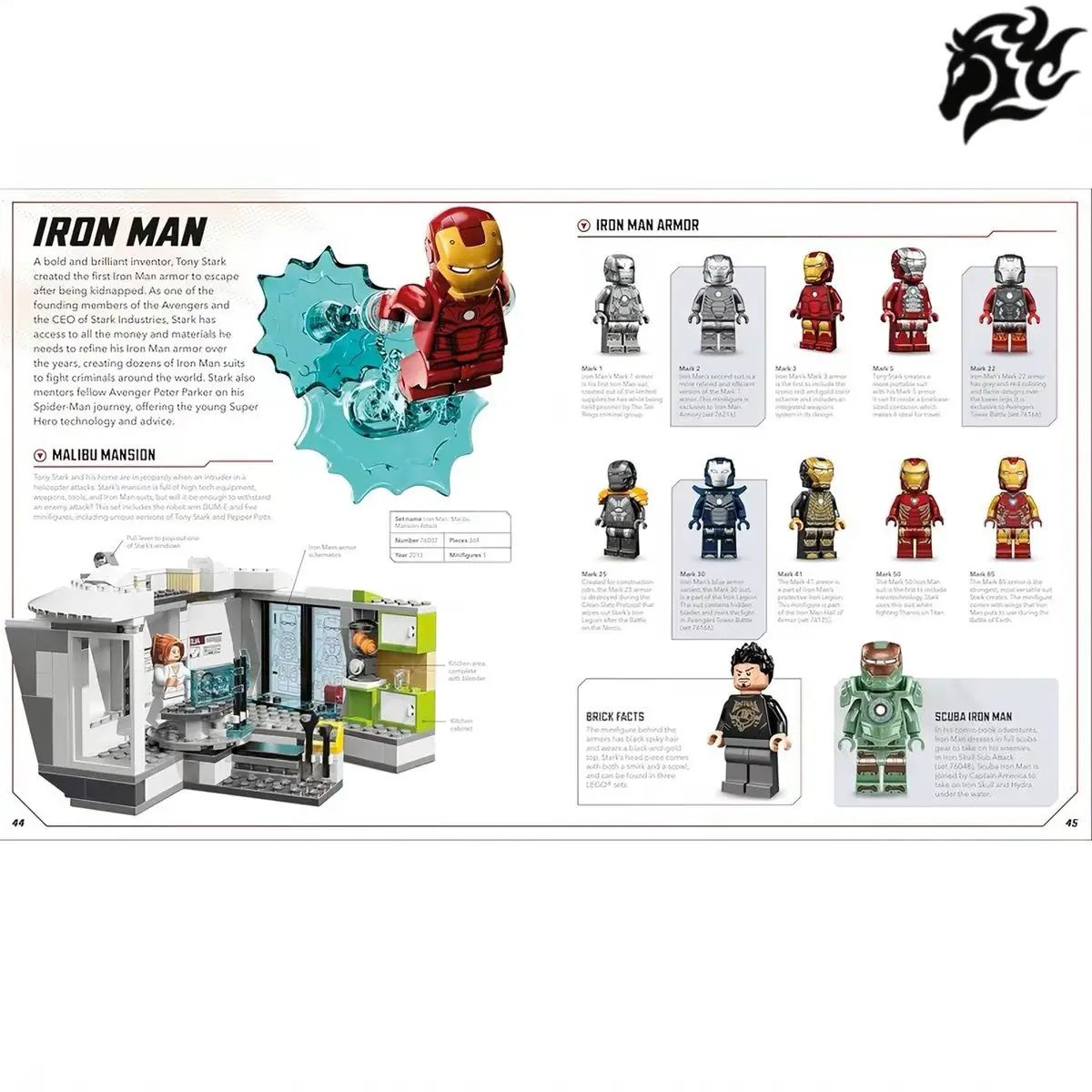 Книга LEGO Marvel Visual Dictionary с эксклюзивной минифигуркой Железный Человек | LEGO Marvel Visual Dictionary with Exclusive Iron Man Minifigure - Ozon image 2