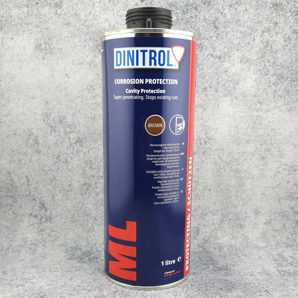 Dinitrol ML - Автомобильная антикоррозийная мастика для скрытых полостей, евробаллон 1 л.  #1