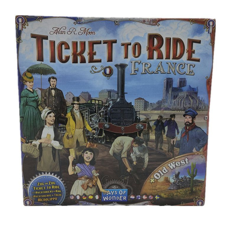 Дополнение к Ticket to Ride France на английском #1