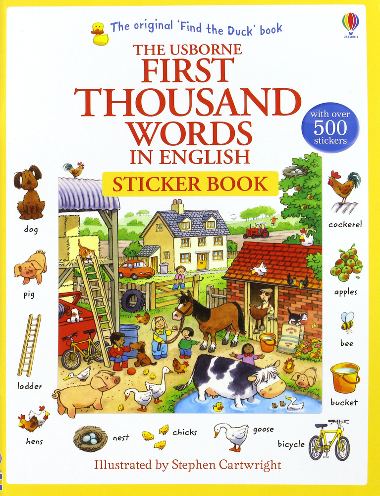 First 1000 Words in English. Sticker Book | Amery Heather #1