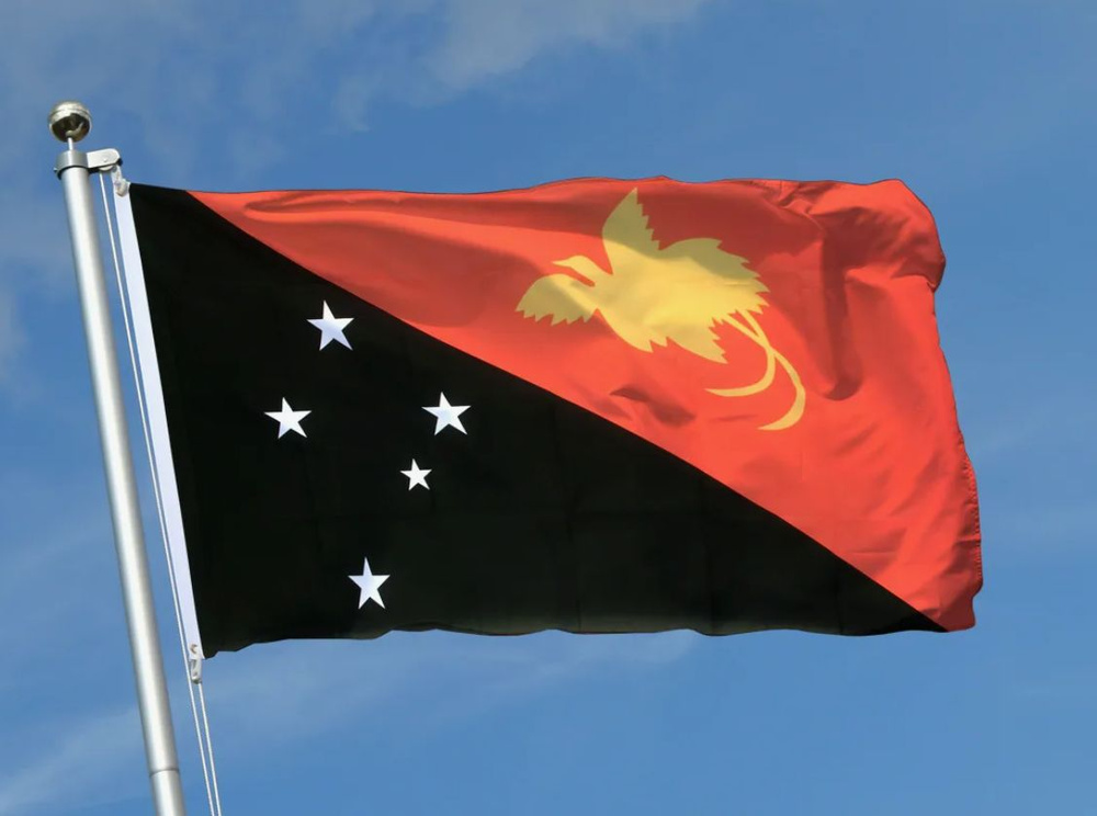 Флаг Папуа-Новой Гвинеи 90х135 см с люверсами #1