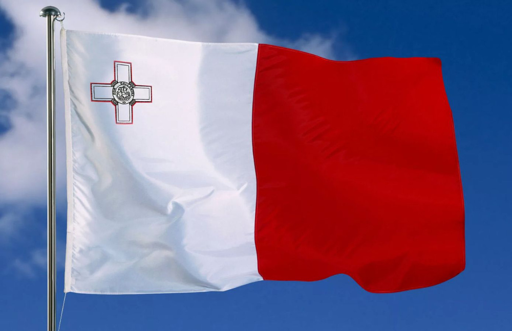 Флаг Мальты 40х60 см с люверсами #1