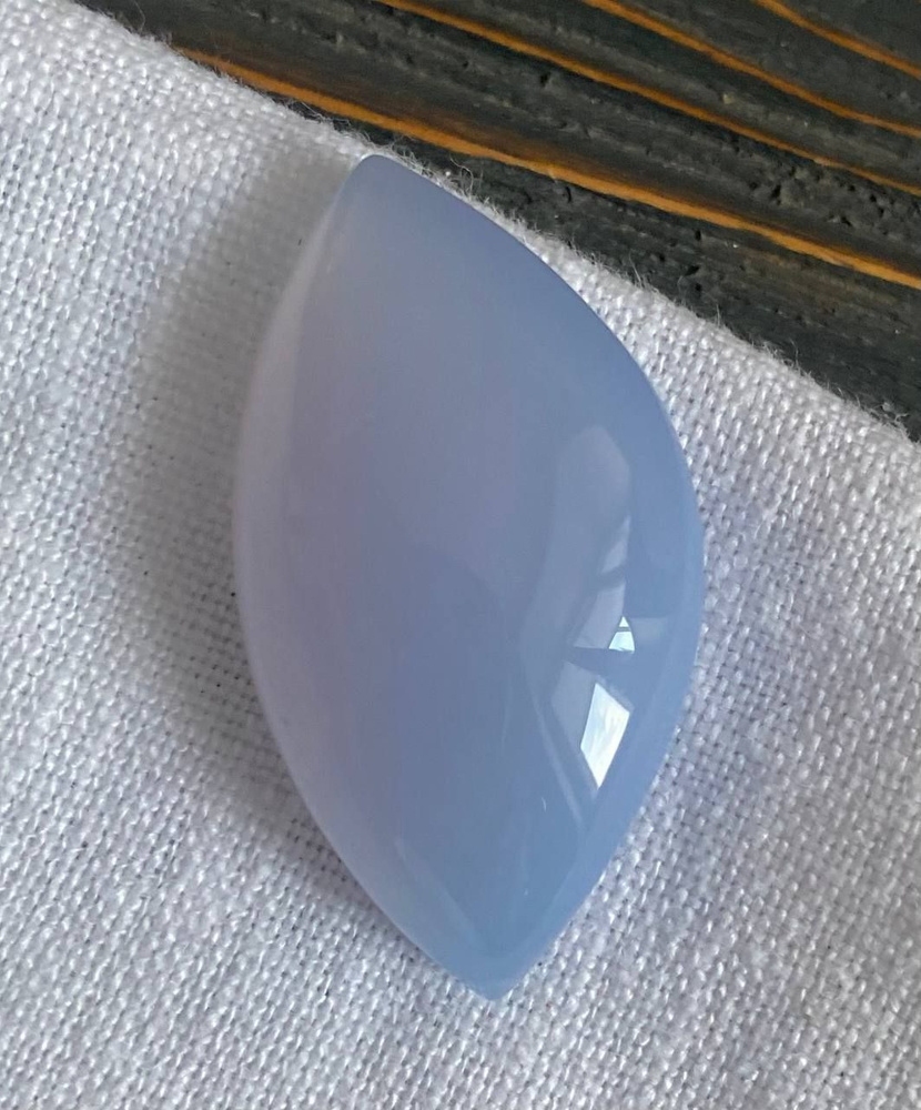 Голубой агат (сапфирин) Африка натуральный камень mineral #1