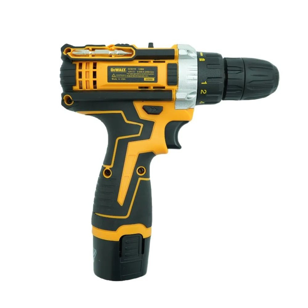 Дрель-шуруповерт Dewalt DCD770 с аккумуляторами #1