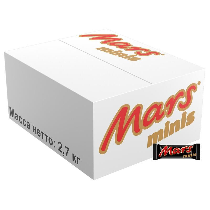 Конфеты 2.7 кг Mars Minis, 1 коробка #1