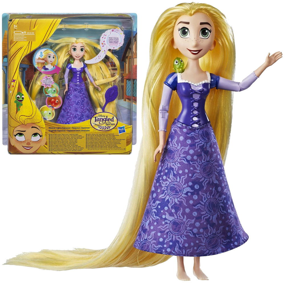 Кукла озвученная Принцесса Рапунцель серия Музыкальные огни Рапунцель Disney Hasbro  #1