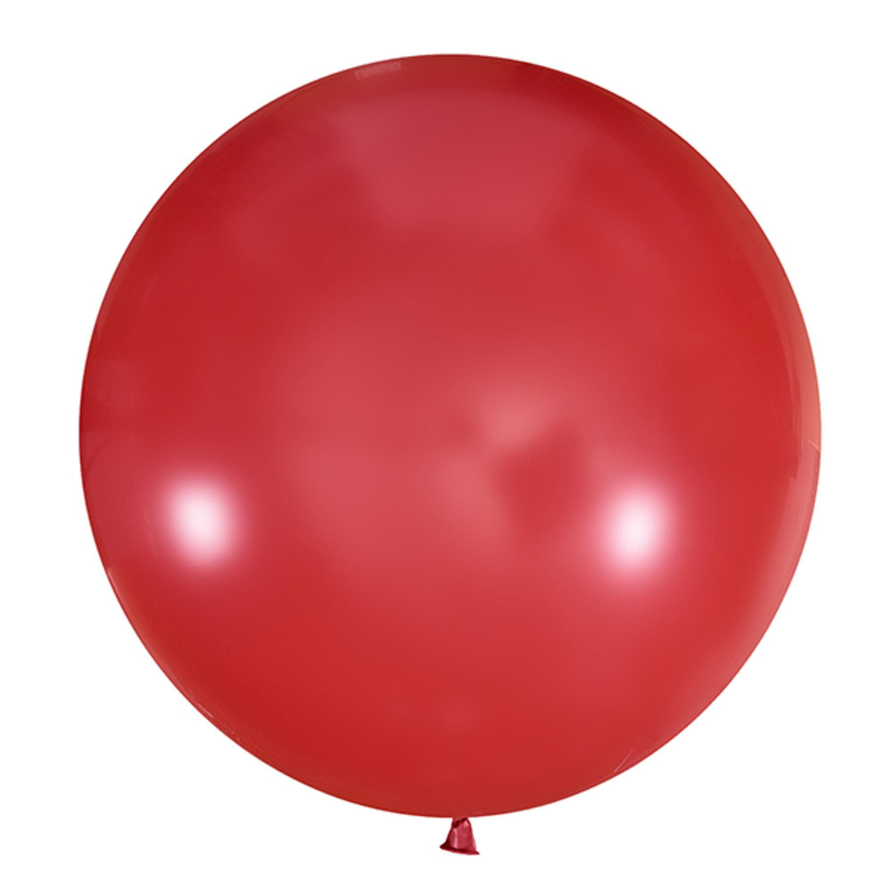Воздушный шар 24"/61см Пастель RED 006 1шт #1