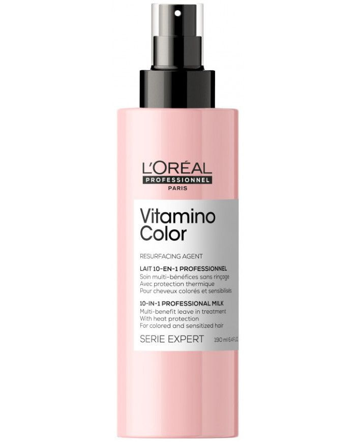 L'OREAL PROFESSIONNEL Термозащитный спрей для окрашенных волос Vitamino Color 10-in-1 Milk  #1