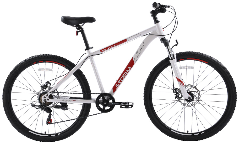 Велосипед TECH TEAM STORM 27,5"х17" белый 2023 NN010447 #1