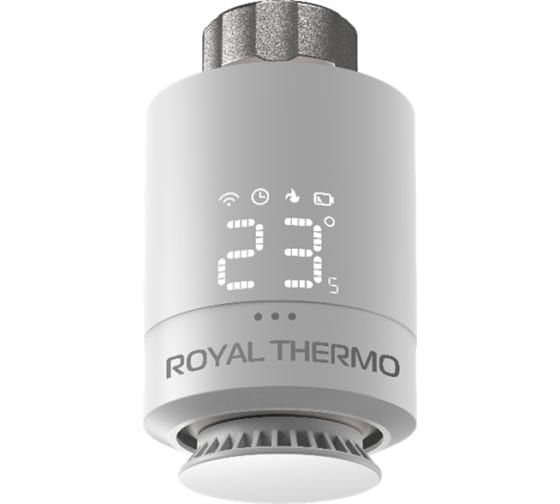 Термостат радиаторный электронный Royal Thermo ROYAL THERMO Smart Heat, белый НС-1303165  #1