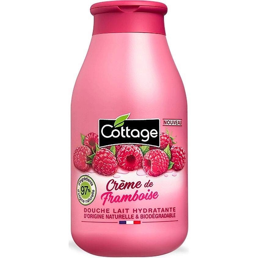 Молочко для душа COTTAGE "Raspberry Cream", увлажняющее, 250 мл #1