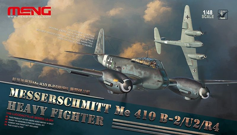 Тяжелый истребитель MESSERSCHMITT Me 410B-2/U2/R4 HEAVY FIGHTER (1/48) #1