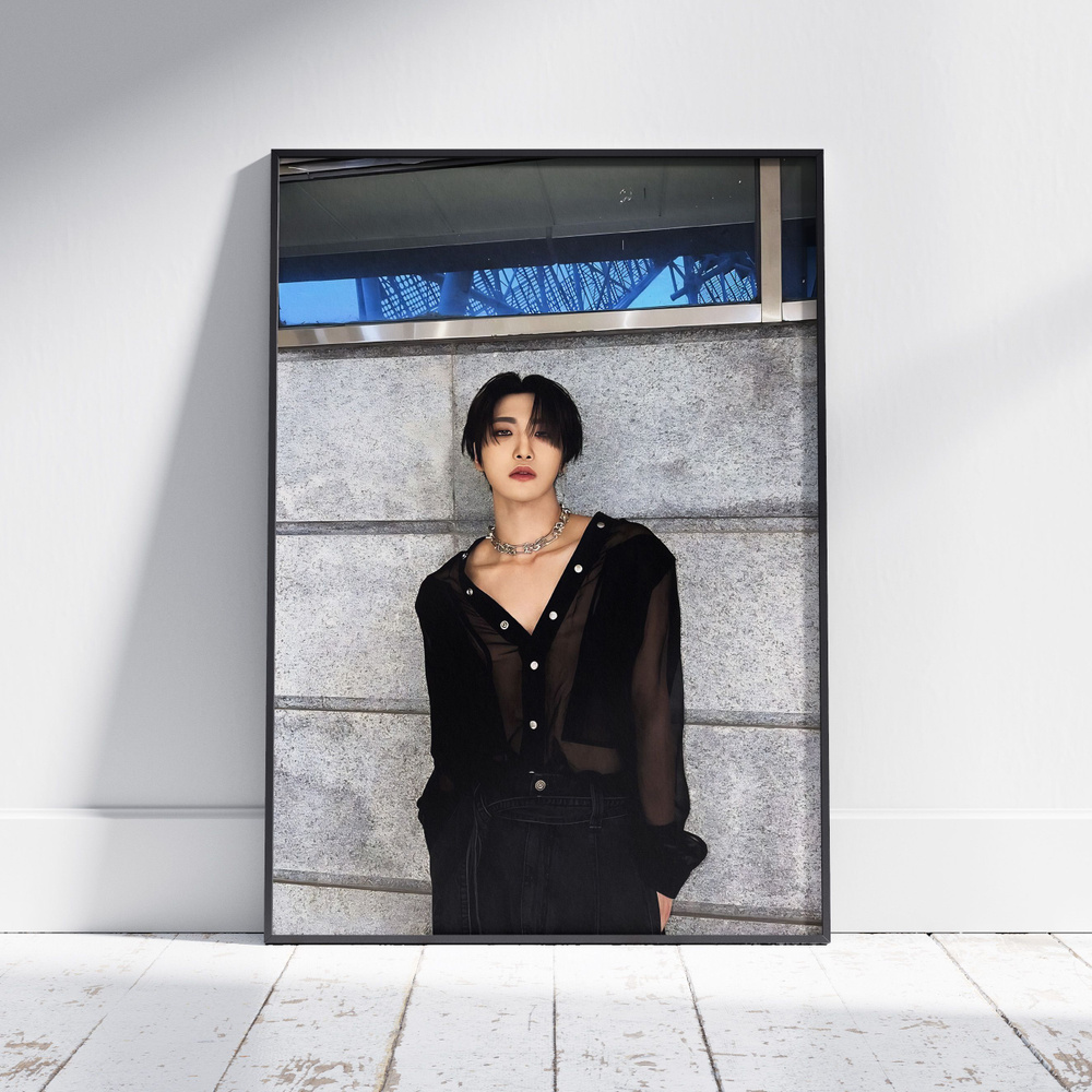 Плакат на стену для интерьера ATEEZ (Сонхва - Seonghwa 22) - Постер по K-POP музыке формата A3 (30x42 #1