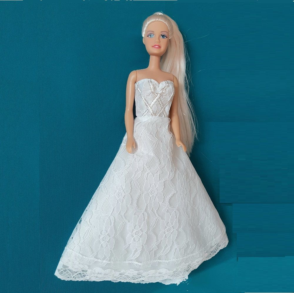 Свадебное платье для куклы 29 см #1