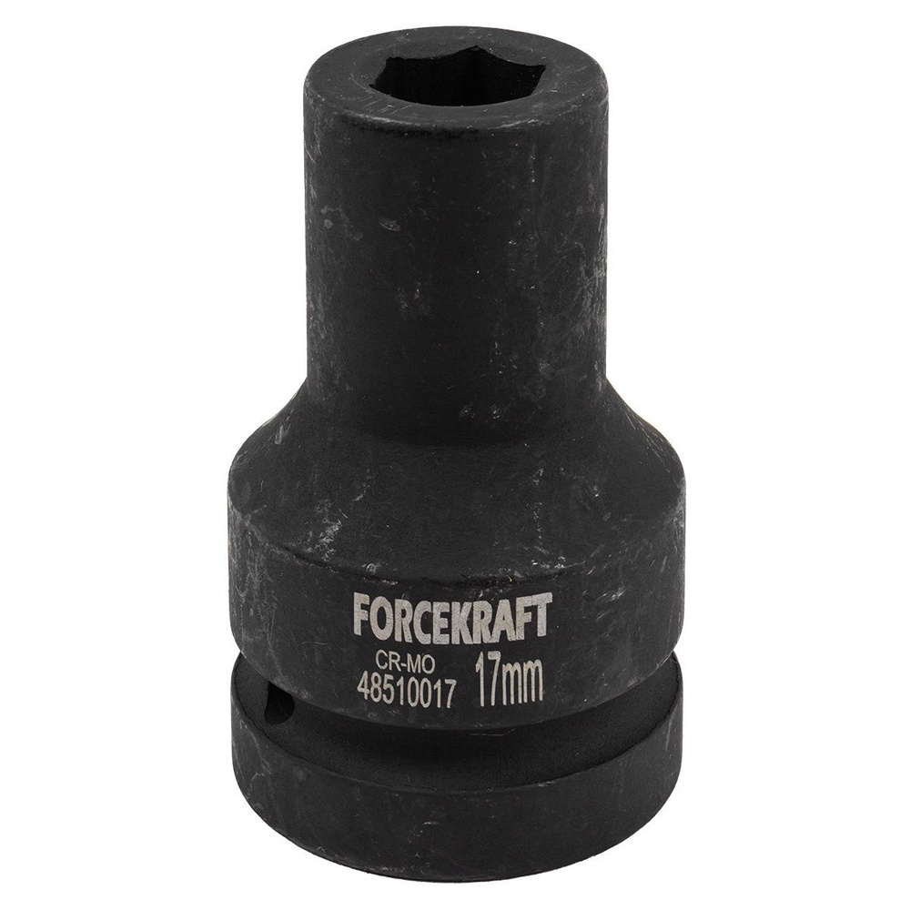 Головка ударная глубокая 1'', 17мм (6гр.) FORCEKRAFT FK-48510017 #1