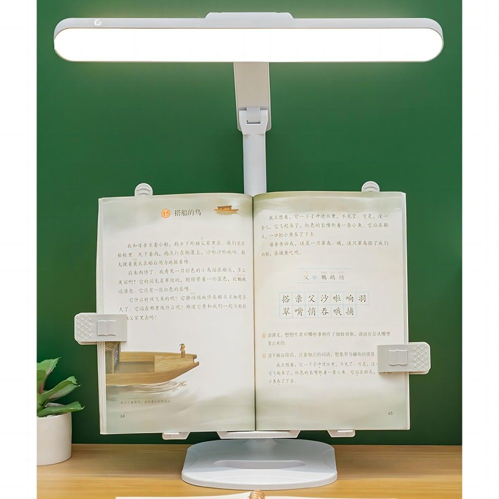 Светодиодная настольная лампа;Держатель для мобильного телефона на книжной полке;Настольная лампа с книжной #1