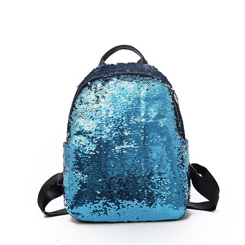 Рюкзак с пайетками для художественной гимнастики и танцев голубой / детский для девочек  #1
