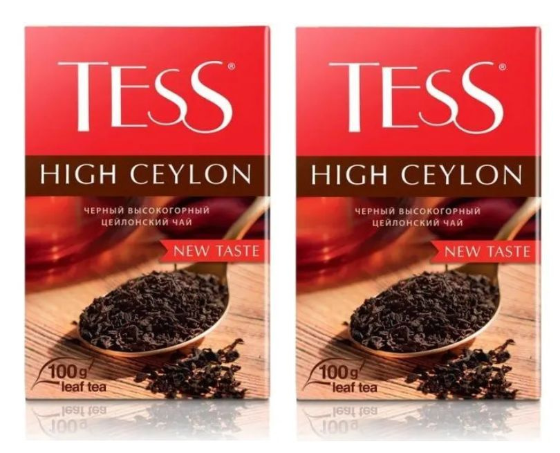 Чай черный листовой Tess High Ceylon 100 гр - 2 штуки #1