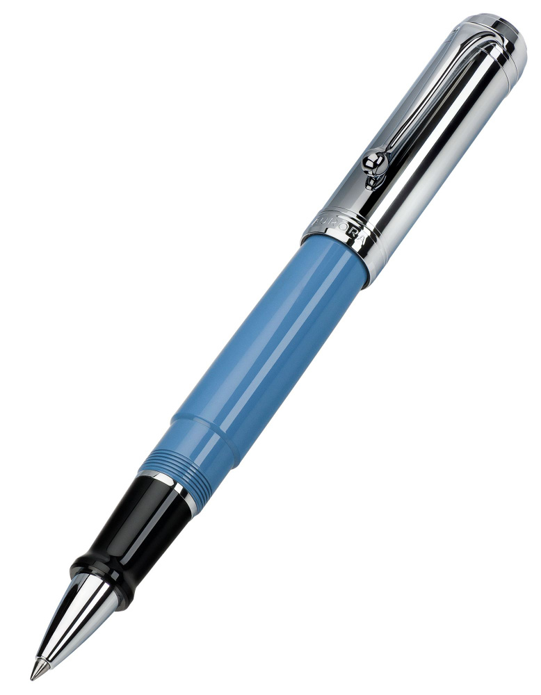 Ручка-роллер AURORA Talentum Light Blue Barrel Chrome Cap (AU D71-CA) #1