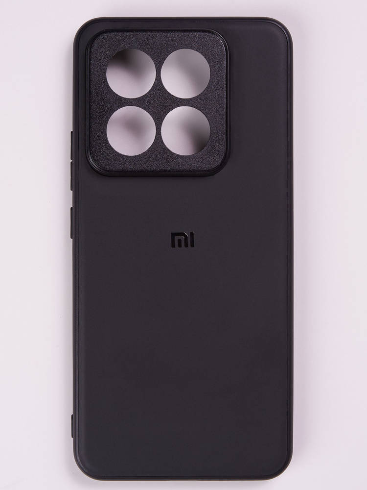 Чехол для Xiaomi MI 14 Pro / Чехол для Сяоми Ми 14 Про с защитой камеры / Черный  #1