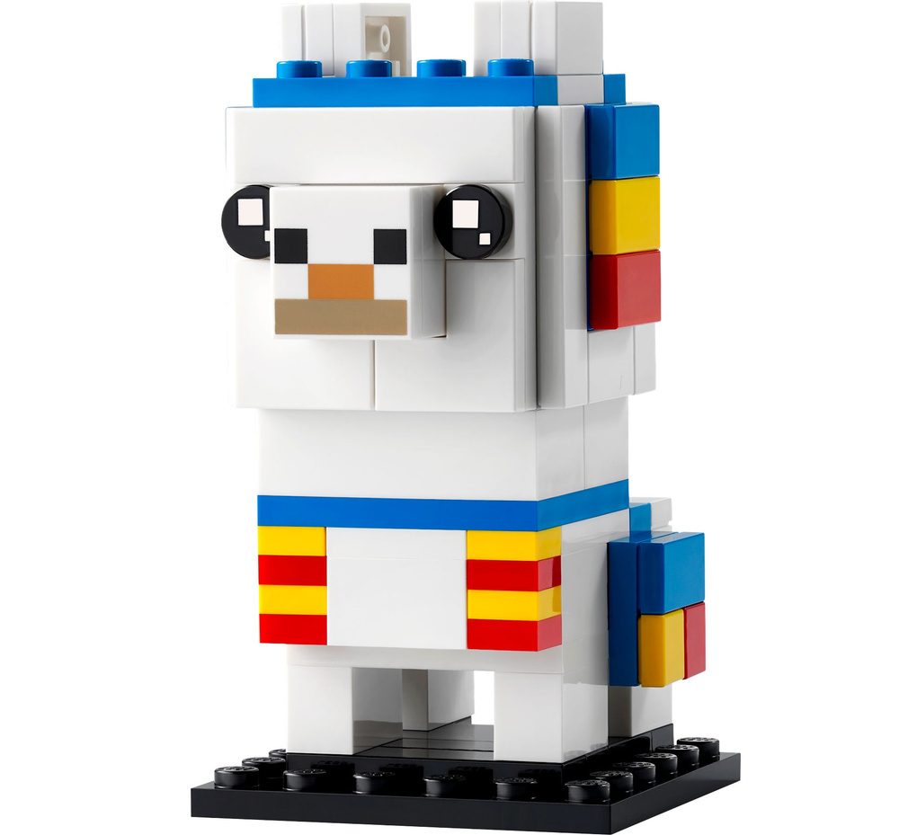 Конструктор 3D фигурка Майнкрафт Брикхедз 8811 BrickHeadz Лама / 100 деталей  #1