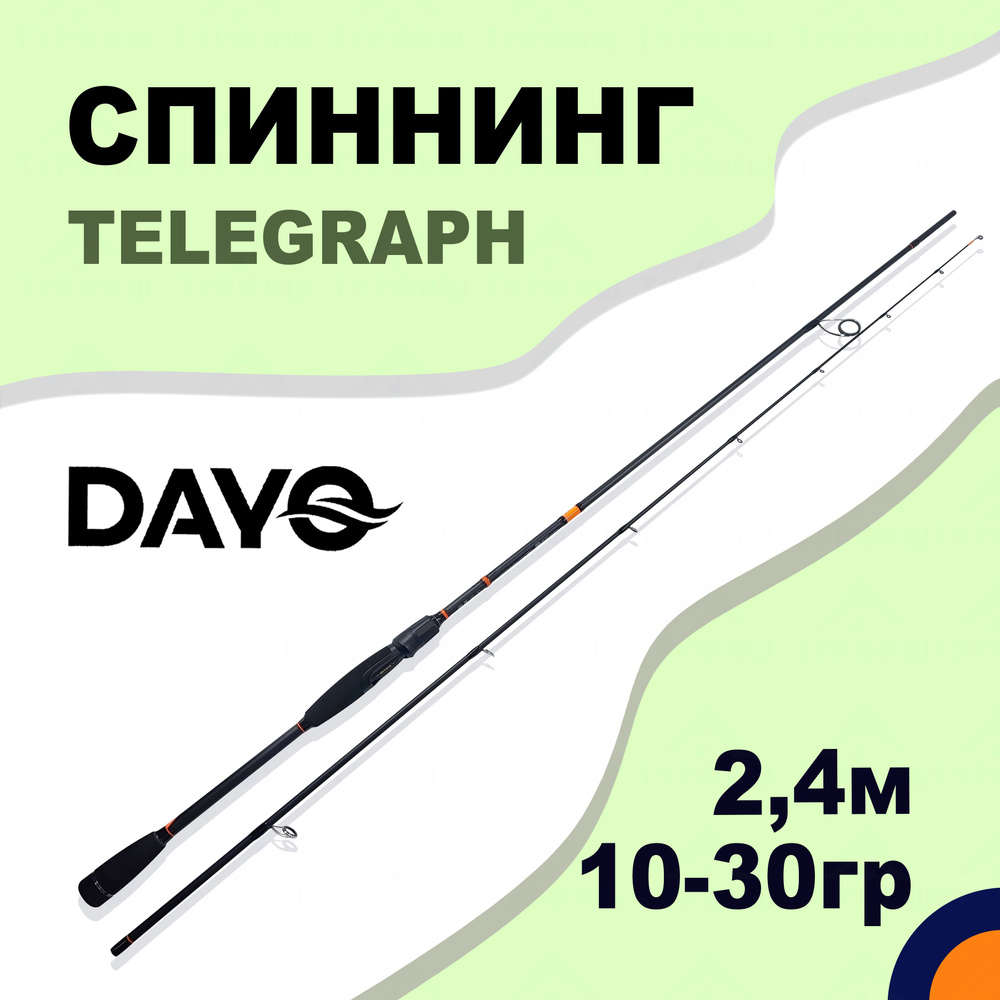 Спиннинг DAYO TELEGRAPH 10-30 гр 2,4 м для рыбалки #1