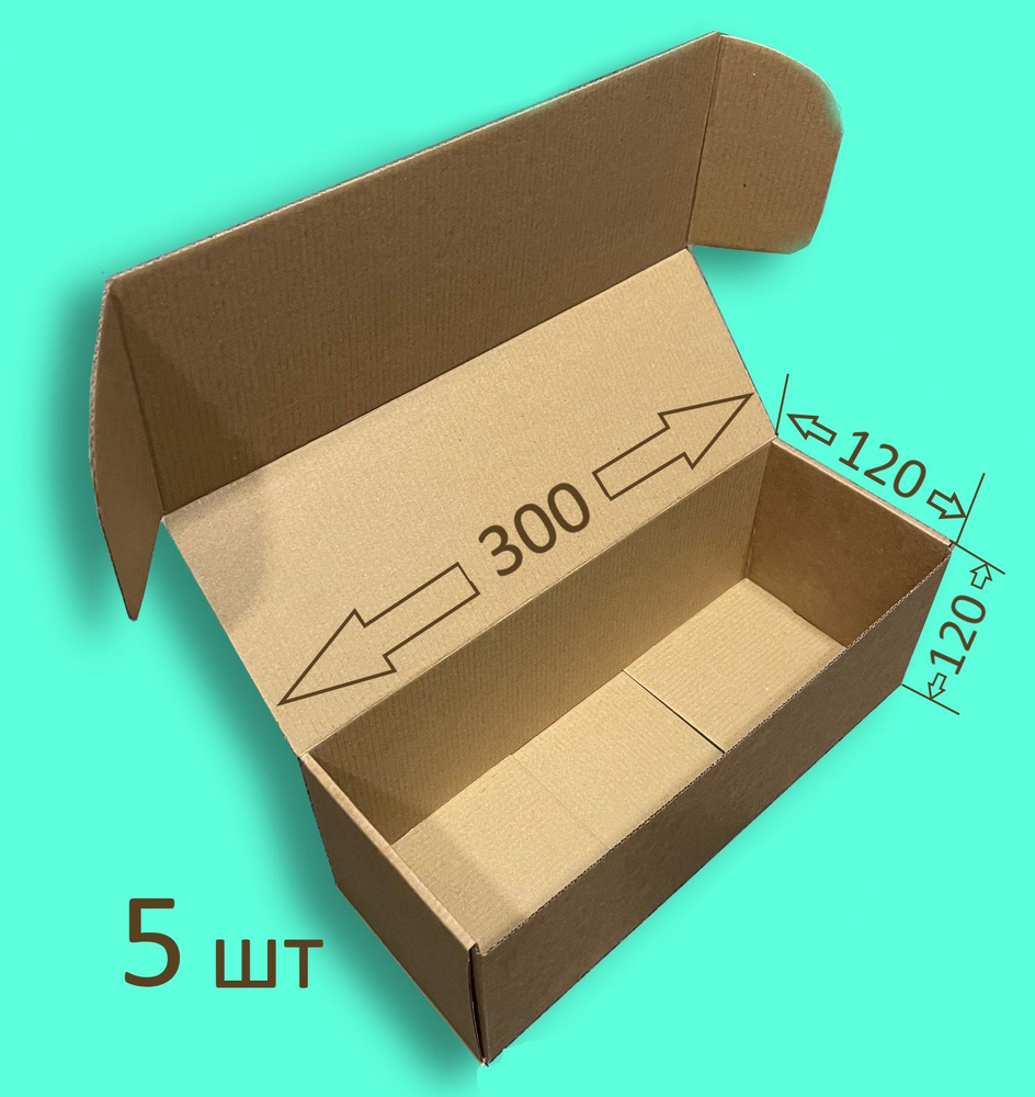 Самосборная коробка 300х100х100 (5шт) #1