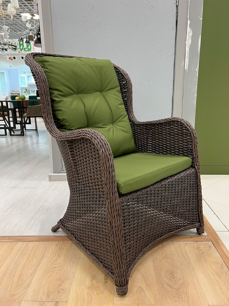 AIKO EXP Садовое кресло, Сталь, Искусственный ротанг (пластик), 67х85х100 см, 1 шт  #1