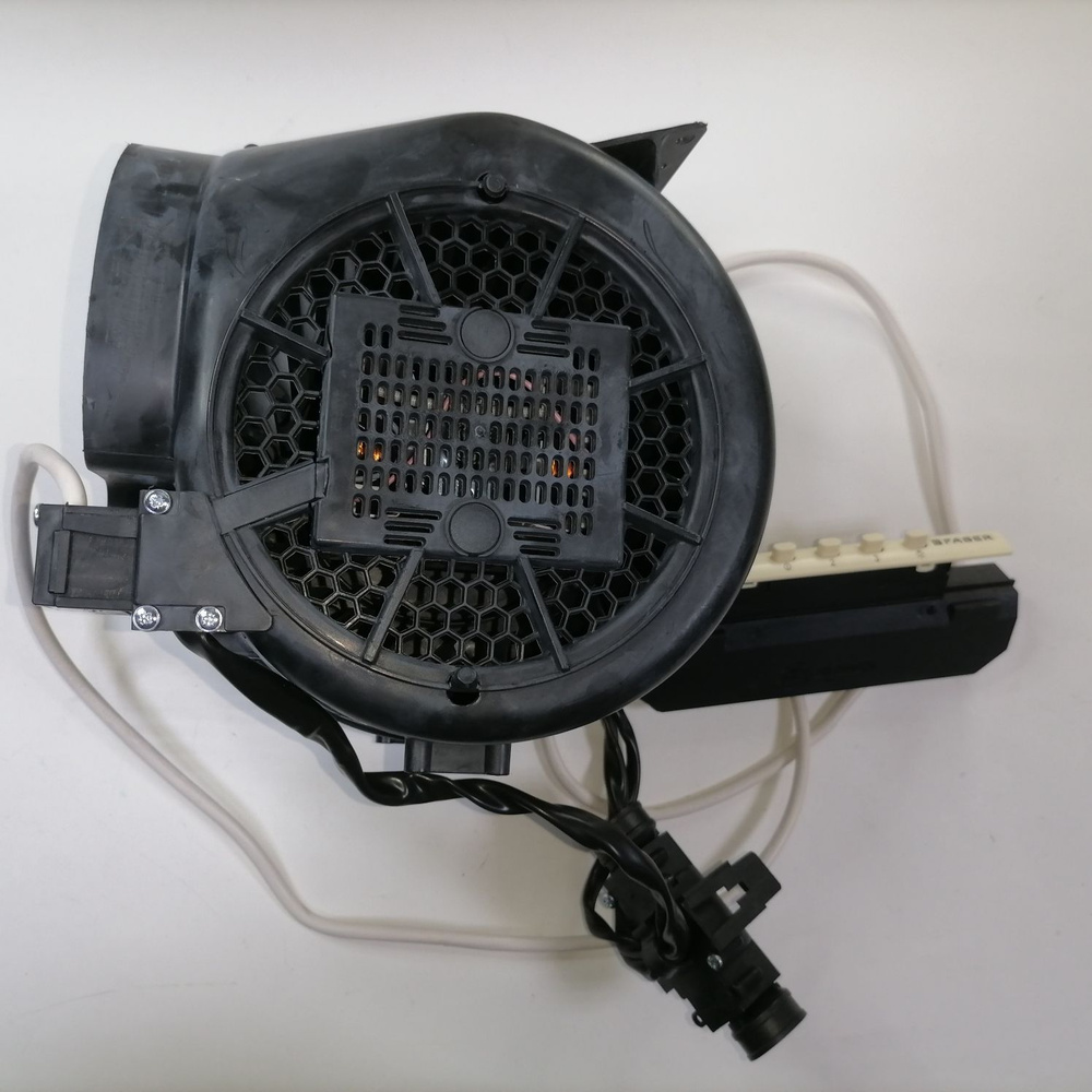 Турбина (мотор в сборе) с кнопками управления и патронами ламп освещения для вытяжки Faber 133.0294.248 #1