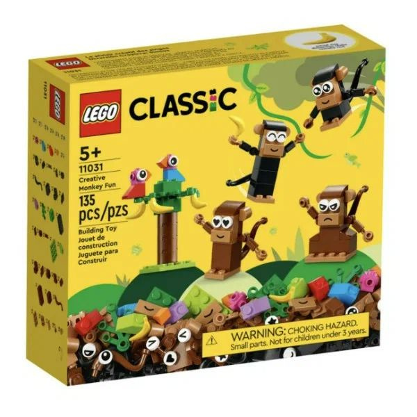 Конструктор LEGO Classic 11031 Творческое веселье обезьян #1