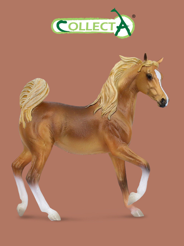 Фигурка Коллекта лошадь Арабская кобыла золотой каштан ,88475b  #1
