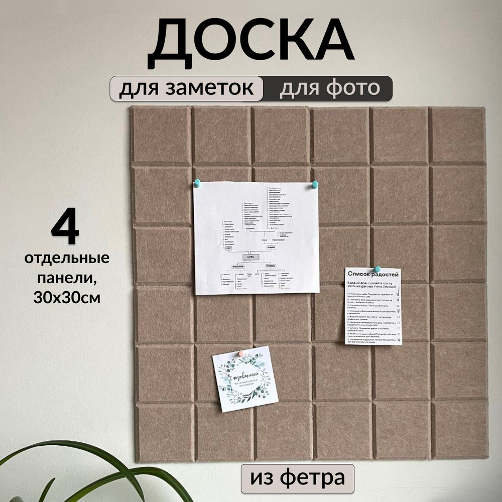  Текстильная доска 30 x 30 см #1