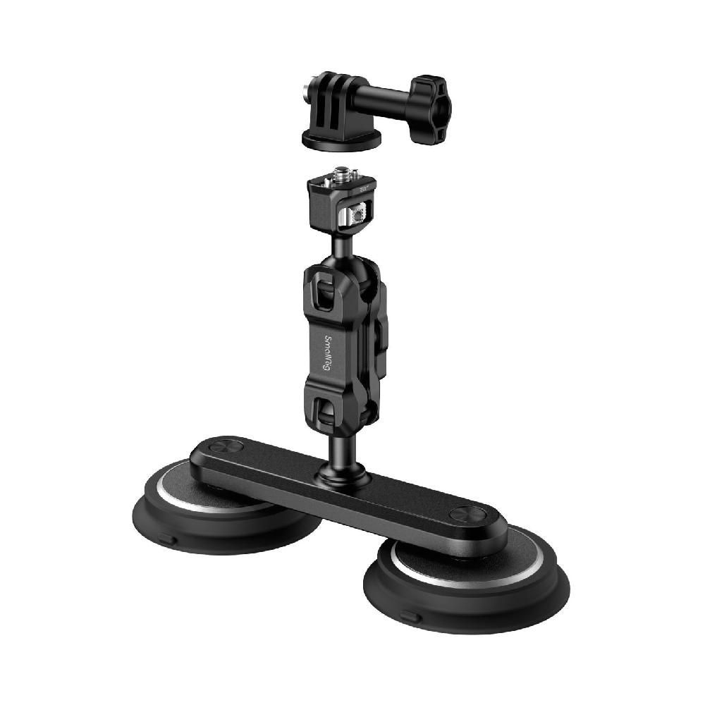 Магнитный держатель SmallRig 4467 для экшен-камер Dual Magnetic Suction Cup Mounting Support Kit  #1