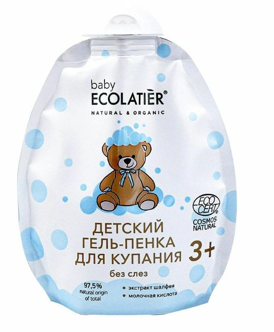 Ecolatier Гель пенка для купания, baby 3+, 250мл. #1