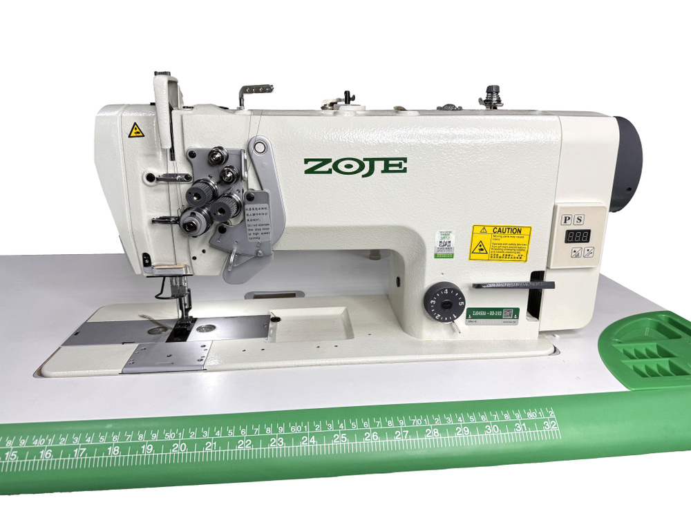 Двухигольная прямострочная швейная машина с нижним и игольным продвижением ZOJE ZJ8450А-BD-3/02  #1
