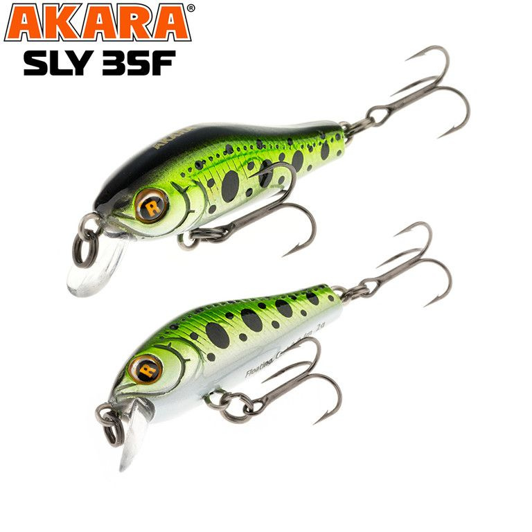 Воблер Akara Sly 35F 2,0гр. (1/14 oz 1,4 in) A182 #1