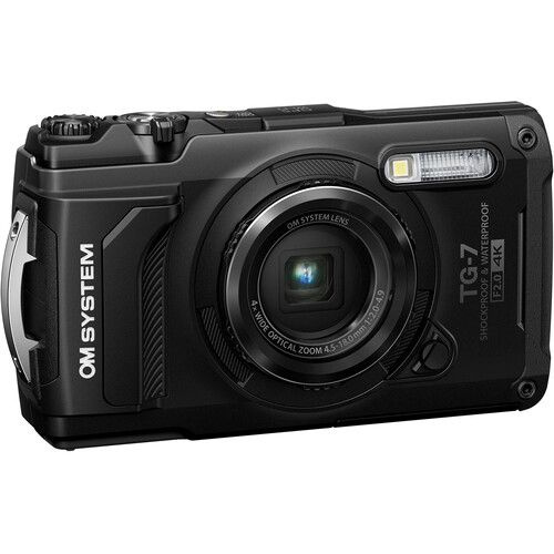 Olympus Компактный фотоаппарат TG 7 Black ЧЕРНЫЙ, черный #1