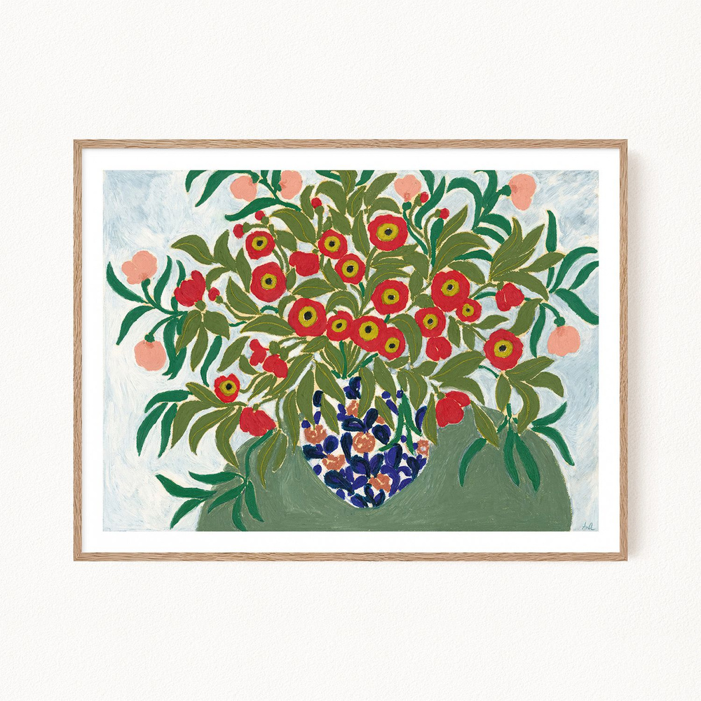 Постер для интерьера "Table Flowers", 21х30 см #1