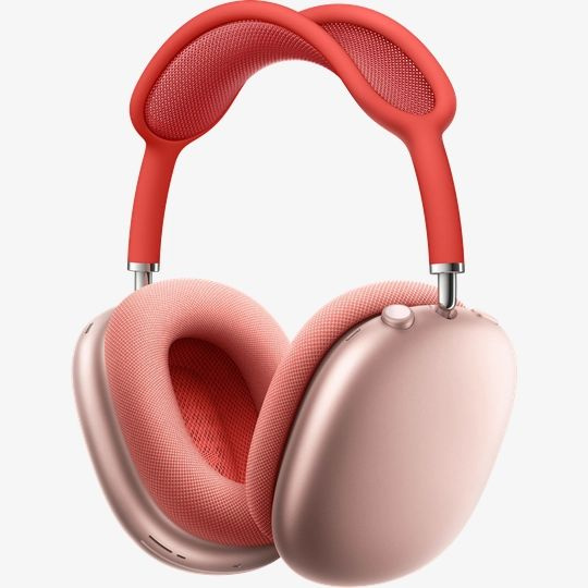 Apple Наушники с микрофоном Apple AirPods Max, Bluetooth, Lightning, розовый  #1