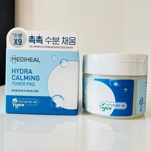 Mediheal Тонер-пэды для лица корейские люкс (90шт) Hydra Calming Toner Pad  #1