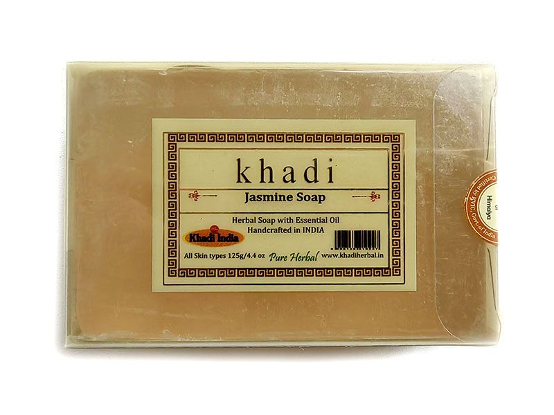 Khadi JASMINE SOAP, Khadi India (ЖАСМИНОВОЕ МЫЛО ручной работы с эфирными маслами, Кхади Индия), 125 #1