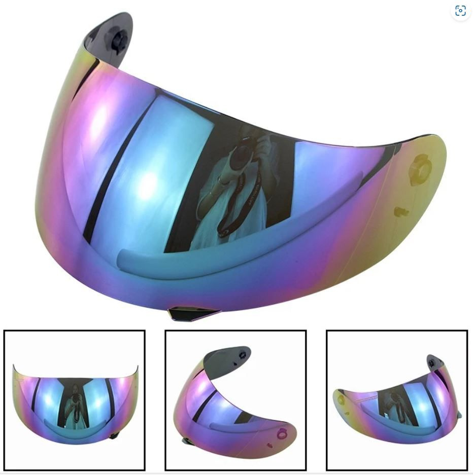 Визор стекло для шлема AGV K3 K4, цветной / хамелеон / разноцветный  #1