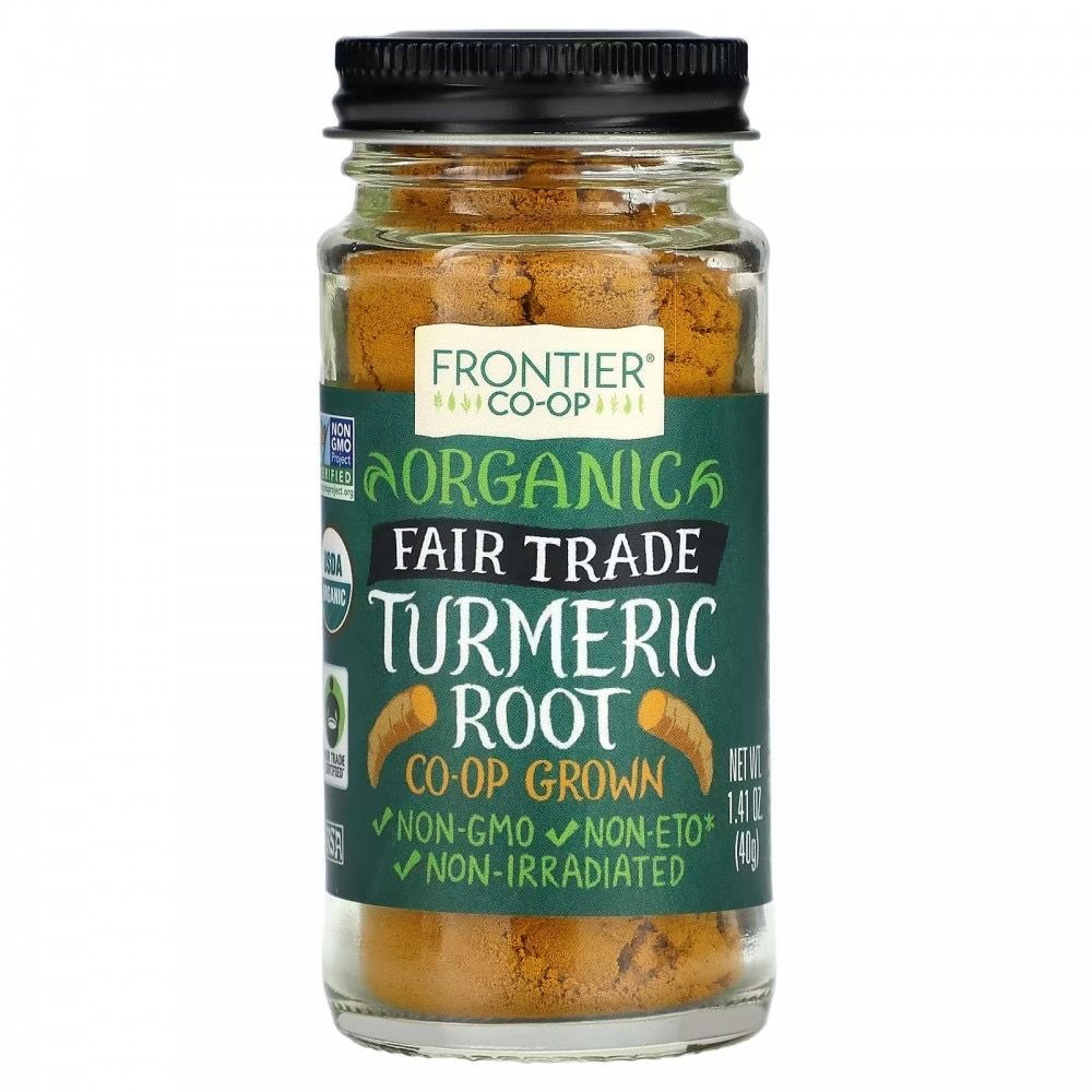 Frontier Co-op, Органический корень куркумы молотый, Turmeric Root, 40 г  #1