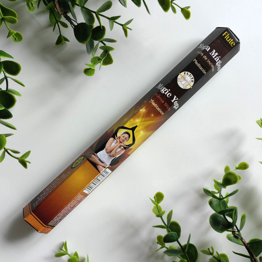 Flute MAGIC YOGA Incense Sticks, Cycle (ВОЛШЕБНАЯ ЙОГА ароматические палочки, Медитация, Сайкл), шестигранник #1