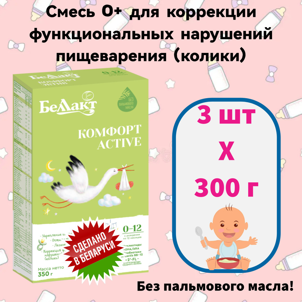 Беллакт Молочная смесь 1 (с рождения) 350г. 3шт. #1